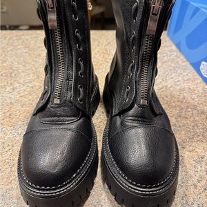 Sincerely Jules Black Combat Boots. Sz 6.5